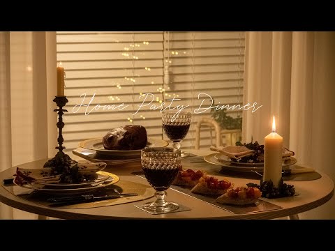 Christmas home party Food & Table setting tips