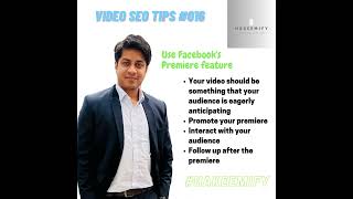 Video SEO Tips #016   Use Facebook's Premiere Feature