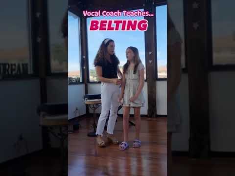 Vocal Coach Teaches Belting