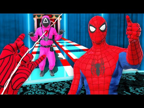 SPIDERMAN Enters Squid Game (Bonelab VR Mods)