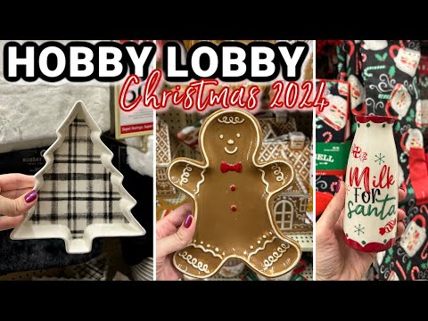 BRAND NEW CHRISTMAS LINE AT HOBBY LOBBY October 2023 | NEW Christmas Decor at Hobby Lobby 2024