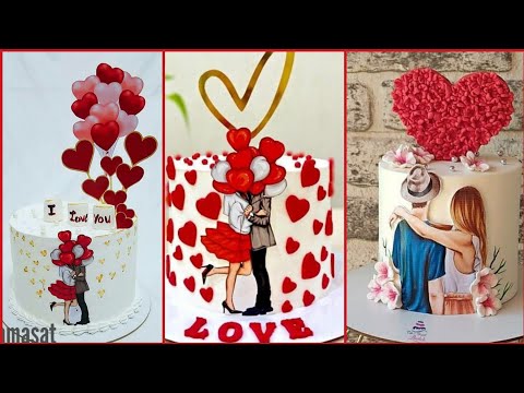 Valentine Day Cake Ideas/Creative Valentine Day Collection/Beautiful Cake Designs