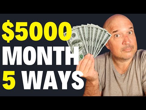 5 Digital Product Side Hustles That Make $5000 A Month Or More!