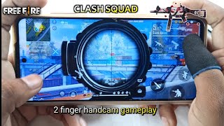 Poco X3 Pro Clash Squad Ranked 2 Finger Handcam Gameplay Free Fire Snapdragon 860 🔥🔥🔥