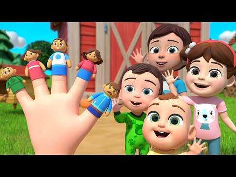 Finger Family Nursery Rhyme | Newborn Baby Songs & Nursery Rhymes