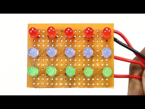 How to Make a 3 Channel LED Chaser Circuit without using IC | DIY Diwali Deocration Lights Ideas