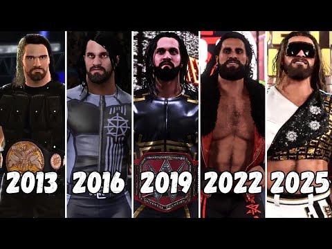 Entrance Evolution of Seth Rollins 2013 -2025 - WWE Games