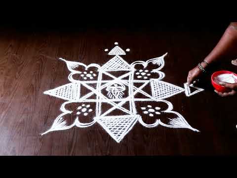 sunday special rangoli designs | kolam designs | kolam art