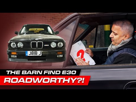 BMW E30 M3 Convertible barn find goes for its MOT - WILL IT PASS? | Car Audio & Security #bmw #m3