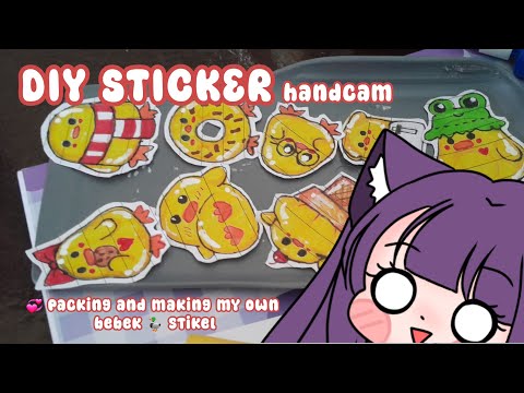 💜【 Hand Cam Stream 】 Membuat jutaan sticker bebek 🦆