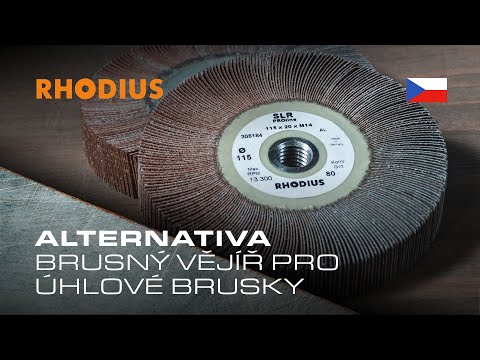 Alternativa - brusný vějíř pro úhlové brusky