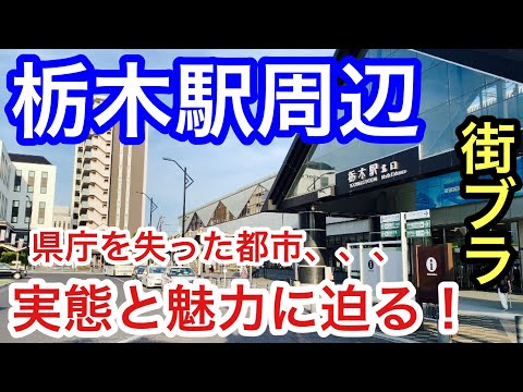 【衝撃】栃木県栃木市。県庁を失った都市だが、そこには驚きの魅了的な街が広がっていた！中心駅「栃木駅」から、その理由と街の見所に迫る！