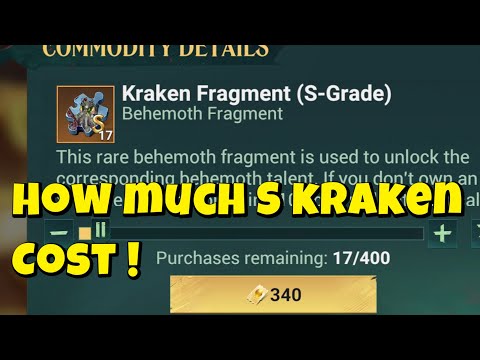 Sea of conquest :  S kraken cost