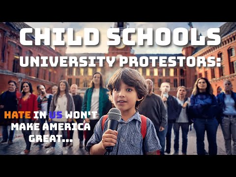 Child Schools University Protestors  #StopTheHate #DemocracyMatters