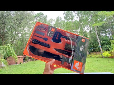 Ozark Trail Ultimate Camping Tool Set Review: Machete, Hatchet, Knife, Fire Starter & More!