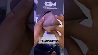 Leather Wallet #howto #wallet #shorts #shoecraft #leathercraft #leathershorts