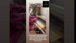 Handloom Silk Saree - Weaving Process, Looming Process |  Vayan Clothing, Chhattisgarh