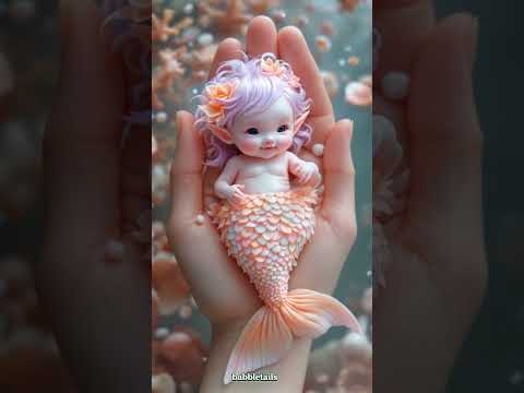 An Enchanting Ocean Moment #mermaid #baby #cutenessoverload