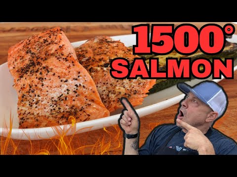 Salmon cooked at 1500° | Takes 3 minutes