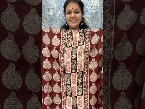 Designer bagh hand block printed 3 meter fabric Best for Kurta kaftan shirt, Aline