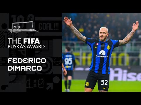 Federico Dimarco | Inter Milan v Frosinone | FIFA Puskas Award 2024 Nominee