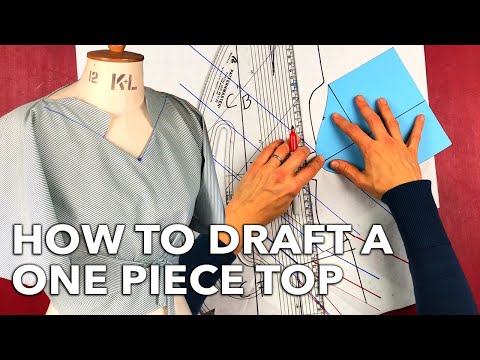 How To Draft A One Piece Top | Tutorial