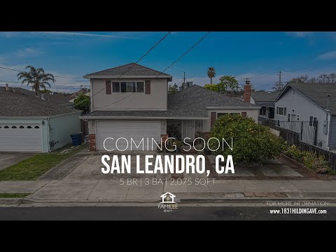 New Listing Coming Soon in San Leandro, CA