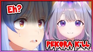 [ENG SUB/Hololive] Pekora's reactions to Biboo in HoloGTA clips