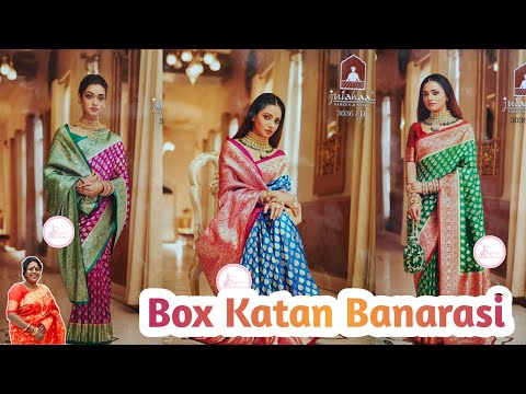 Julahaa Katan Banarasi Saree | Katan Silk With Silk Mark + Free Gift ||