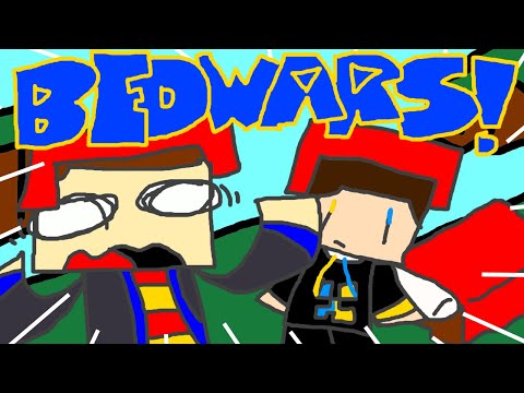 Trying to Survive in BEDWARS!!! (& other games) (ft. Mikeoul)