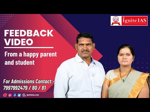 Parents feedback for Ignite | feedback for college results | Ptm feedback from parents