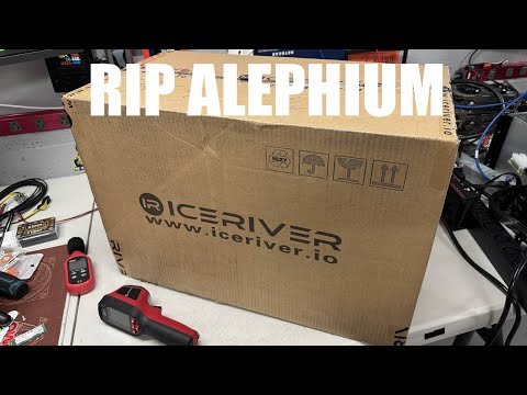 UNBOXING THE ICERIVER AL3 ALEPHIUM MINER LIVE...