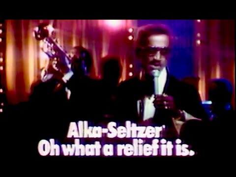 Alka Seltzer Commercial w/Sammy Davis Jr. & Timmie Rogers (1978)