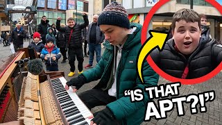 I Played APT. on Piano in Public!