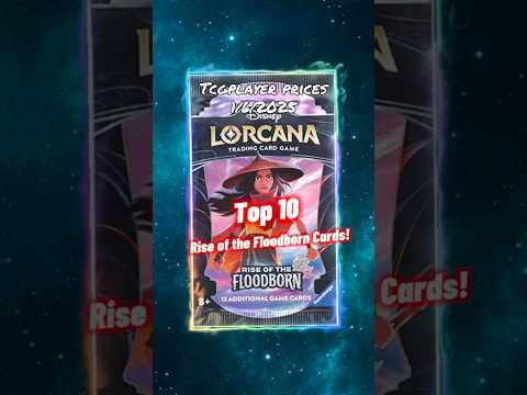 Top 10 EXPENSIVE Rise of the Floodborn Lorcana Cards! #shorts #lorcana #top10