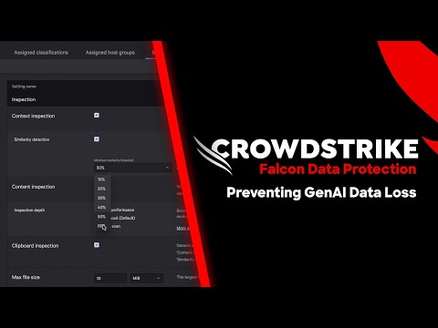 Falcon Data Protection Preventing GenAI Data Loss: Demo Drill Down