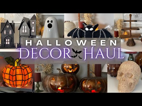 HUGE Halloween Decor Haul 2024 🎃 Halloween Decor Ideas | NEW Target Walmart Kirklands Halloween 2024