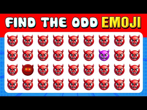 216 Puzzles for GENIUS | Find the ODD One Out 🦊🌼 Emoji 2024 🐢🌹 Crazy Level