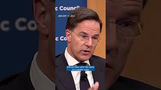 Mark Rutte on the importance of NATO to US security