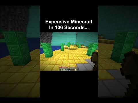 Expensive Minecraft In 106 Seconds...