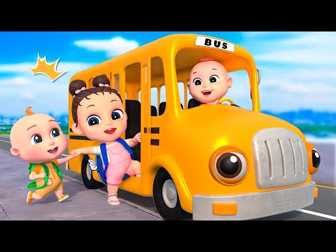 School Bus Rules | Safety Tips with Wheels On The Bus Song | PulkaCoco‬ Nursery Rhymes & Kids Songs