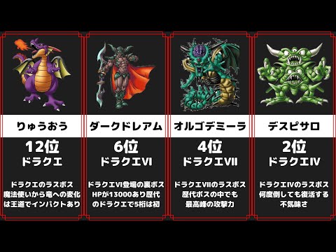 ドラゴンクエスト 最強モンスターランキング 30選