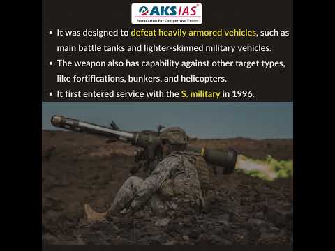 Javelin Anti-Tank Missile |UPSC|Civils|AKS IAS