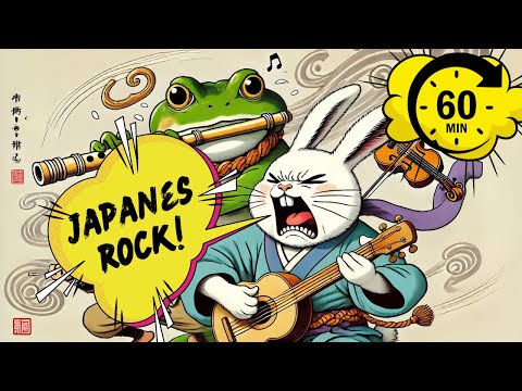 【SAMURAI ROCK】Japanese Shamisen Instruments | Background Music for Studying or Work