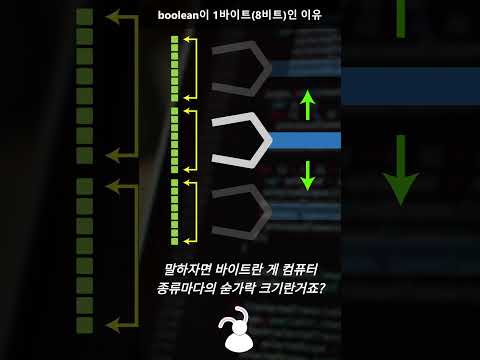 boolean은 왜 1바이트일까?