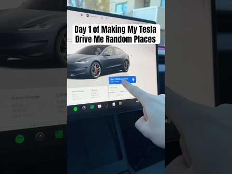 Making my Tesla Drive Me Random Places in FSD v13 😳😈