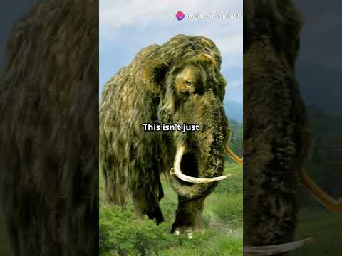 Reviving the Woolly Mammoth! 🦣#WoollyMammoth#CloningTechnology#DeExtinction#Ecosystem#ClimateChange