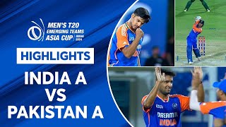 #INDvPAK Highlights: Kamboj (3/33) shines as IND A won by 7 runs 🆚 PAK A | #EmergingAsiaCupOnStar