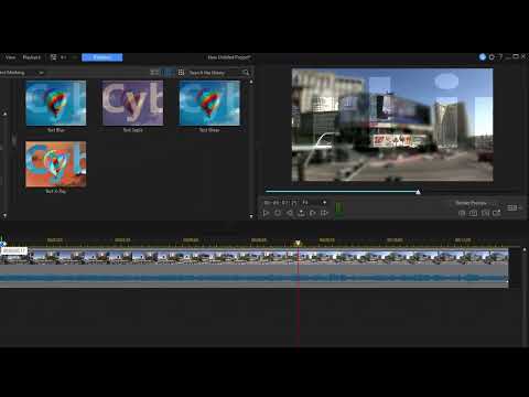Using Text Masking titles in CyberLink PowerDirector 21 Ultimate