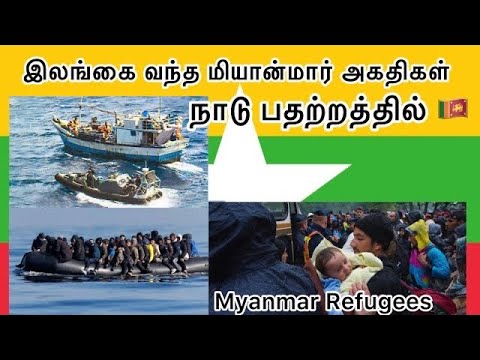 🛑🇲🇲🚢இலங்கை முல்லைத்தீவிற்கு வந்த 103 மியான்மார் அகதிகள்  #videos